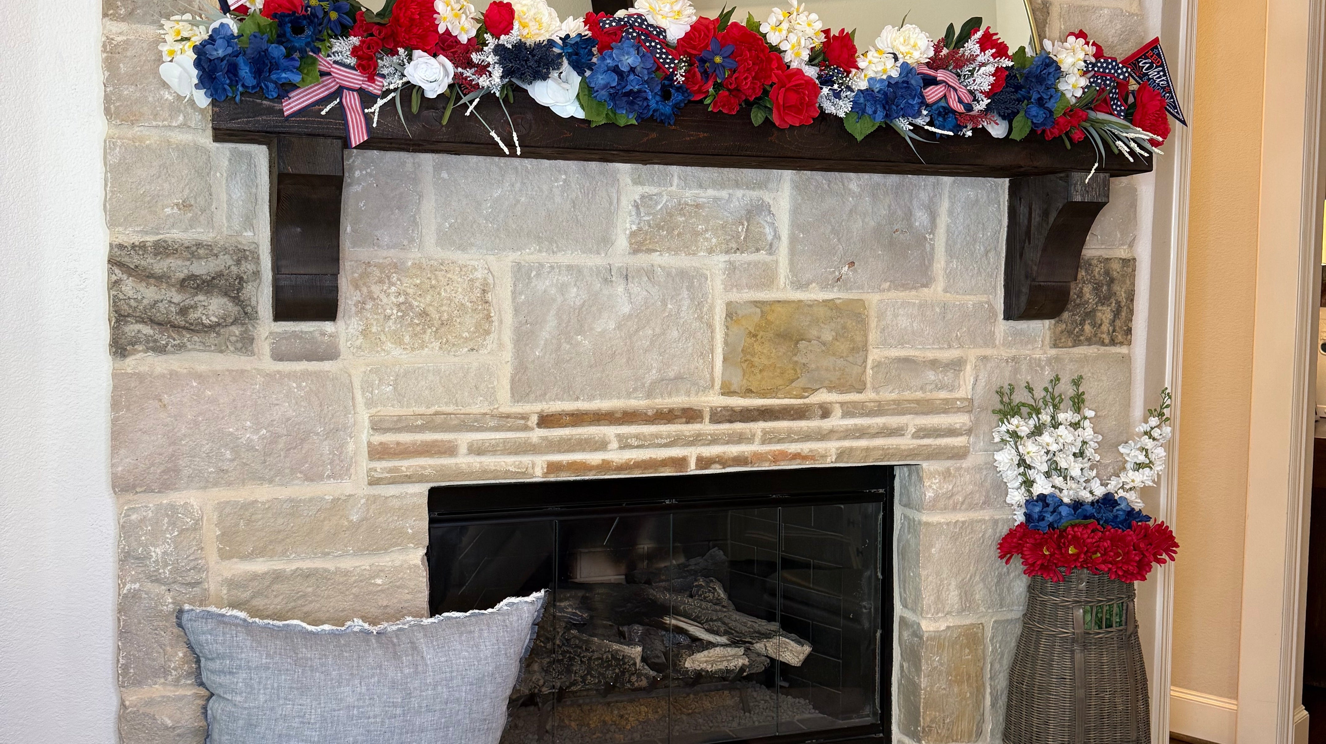 Red, White, and Blue Home Decor
